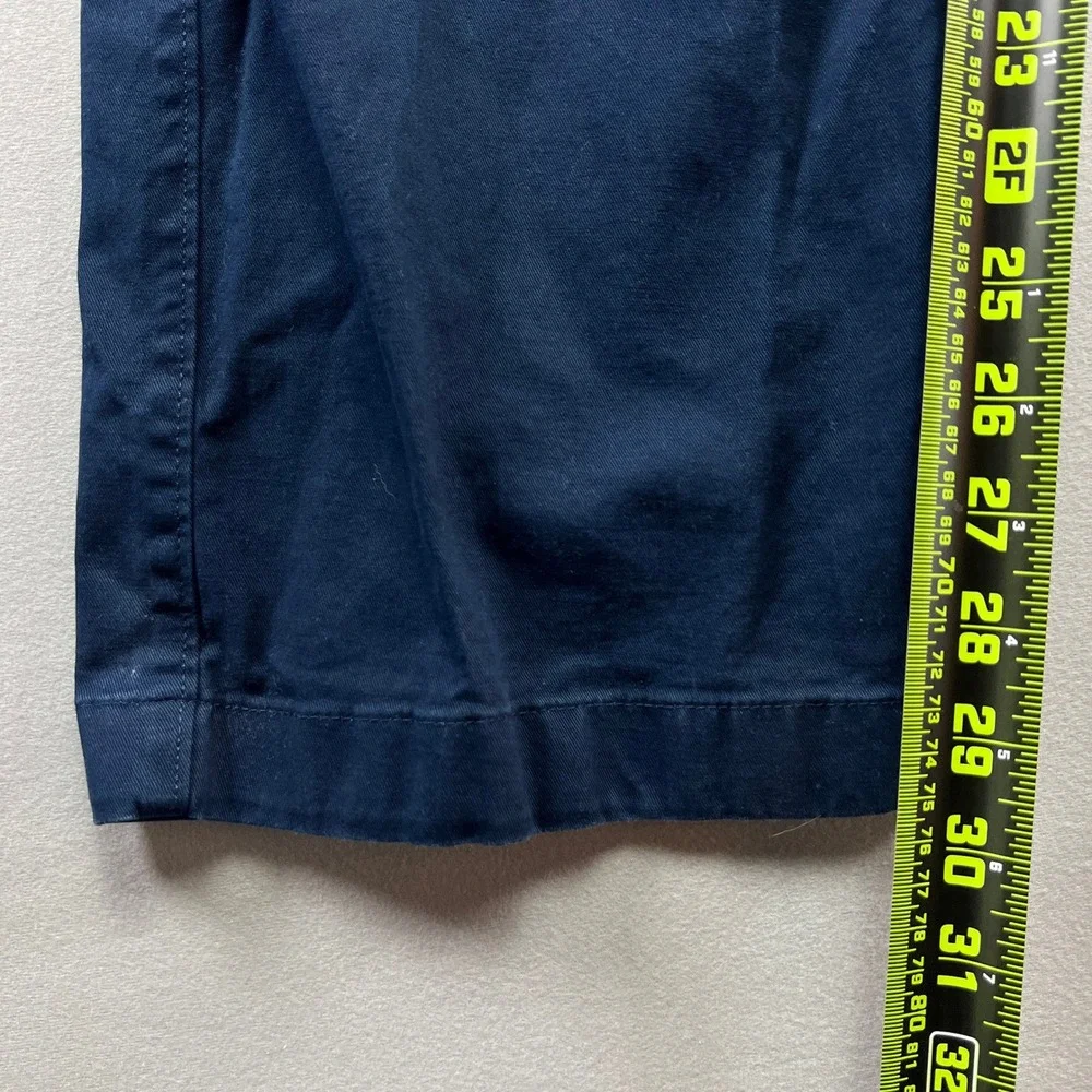 Roundtree & Yorke Pants Mens 32x32 Blue Cotton Stretch Classic Fit Straight Leg